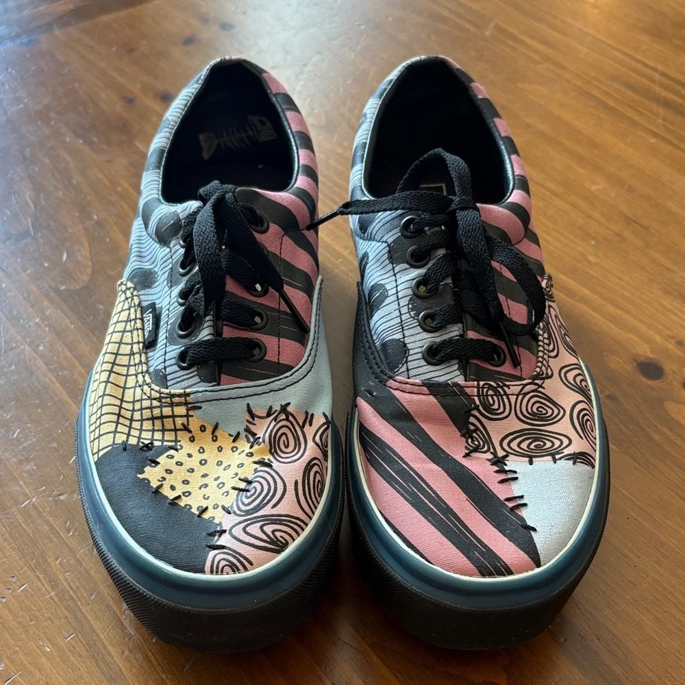 Vans x Disney Nightmare Before Christmas Era Stacked Patchwork Sneakers Unisex